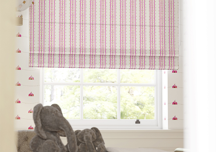 May Day, Stripe Brights - Twist&Fit Roman Blind - Image 5